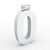 Cifra LED, ( 0 ), decorativa, 3D, luminoasa, seria glisabil track profil Al, 150mm, 6500K, abcMIX, C2355