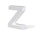 Litera LED, ( Z ) mare, volumetrica, decorativa, 3D, luminoasa, seria pentru perete, 150mm, 6500K, abcMIX, L3548