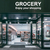 Litera LED, ( P ) mare, volumetrica, decorativa, 3D, luminoasa, seria pentru perete, 150mm, 6500K, abcMIX, L3531