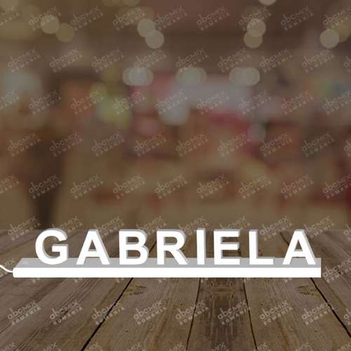 Cadou, decoratiune luminoasa seria magnetic baza GABRIELA, 477.36x95mm, 6500K, abcMIX, K1505