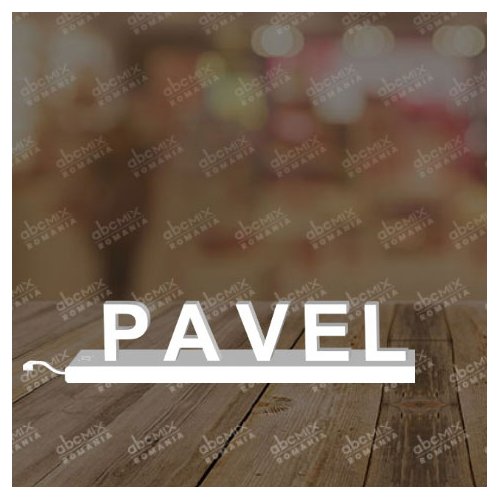 Cadou, decoratiune luminoasa seria magnetic baza PAVEL, 313.79x95mm, 6500K, abcMIX, K1563