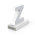 Litera LED, ( z ) mic, decorativa, 3D, luminoasa, seria magnetic baza, 220mm, 6500K, abcMIX, L1400