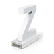 Litera LED, ( Z ) mare, decorativa, 3D, luminoasa, seria magnetic baza, 170mm, 6500K, abcMIX, L1352