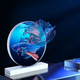 Obiect decorativ LED luminos seria magnetic baza Holograma 3D, 235x220mm, 6500K, abcMIX, K1382